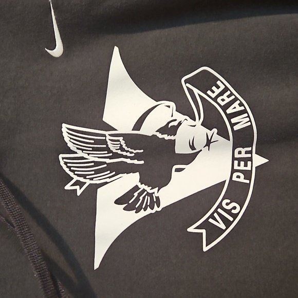 Navy USS Carl Vinson NIKE Hoodie - Picture 3 of 4